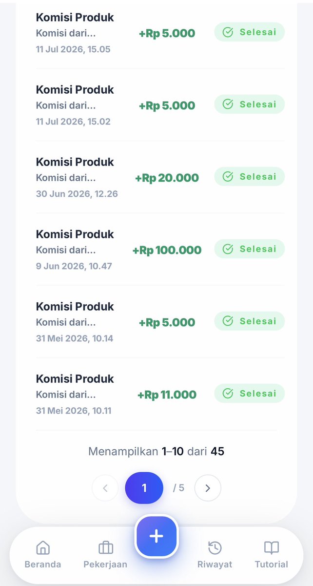 KeringetO's tweet photo. Bukti nyata ya, no scam-scam.
Fee mulai dri 5rb - 100rb per job.
Agak sayang aku jarang ambil job agustus ini huhuhu.
Mumpung besok event pay day nih di tiktok, yuk yg mau gabung jdi tim check out all e-commers bisa dm akuu☝🏻
#freelance https://t.co/w6ydZsx3QS