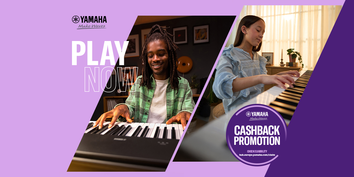 rimmersmusic's tweet photo. 🎹 Yamaha PLAY NOW Cashback!

Get up to £90 cashback on selected Yamaha pianos &amp; keyboards

💷 P-145BT £40
💷 P-225 £50
💷 YDP-146 £70
💷 YDP-166 £90
&amp; selected PSR models

👉 Full details &amp; eligible models: https://t.co/o01B3pPbOv

#Yamaha #PlayNow #Cashback #RimmersMusic https://t.co/ryLOflLLN8