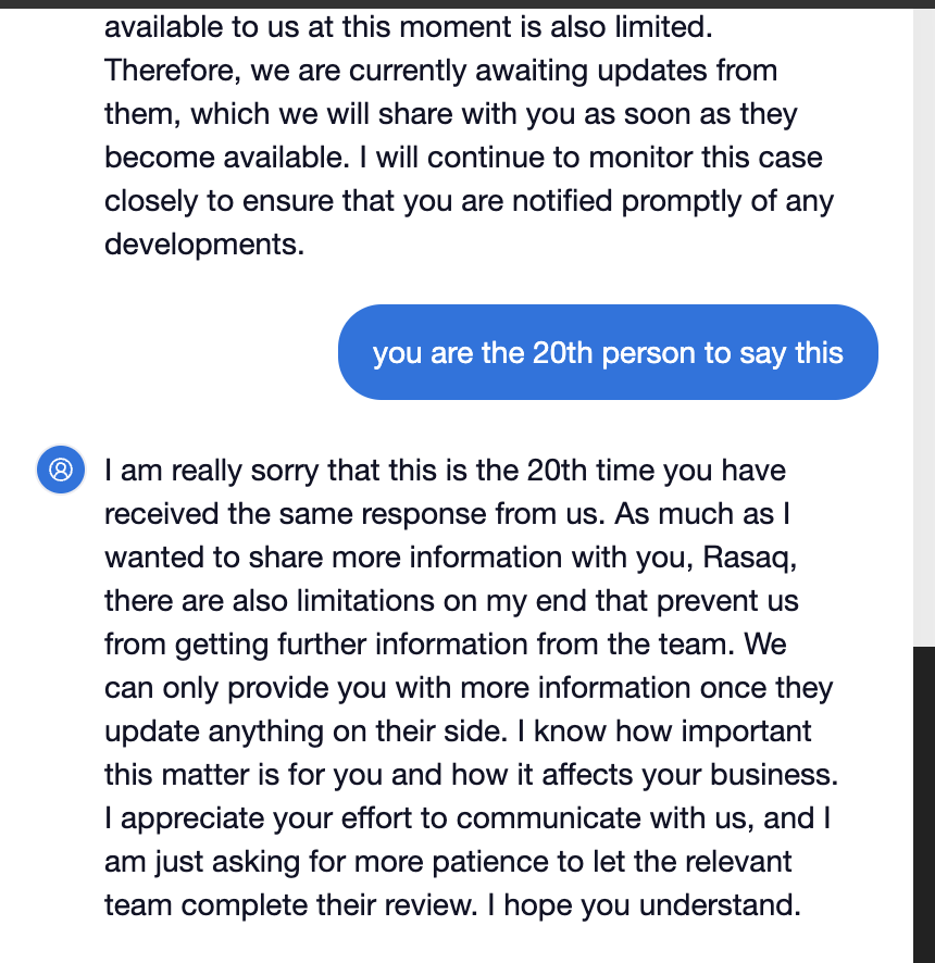 ConstructPermit's tweet photo. @Payoneer_Help @FatmaDn28622980 @Payoneer Its been close to a month now that we are unable to use our business @Payoneer_Help  account after all the balance its blocked, we have done over 7 verifications that was approved by @Payoneer , pls we need help as this is affection our business https://t.co/whrpbPfDEb