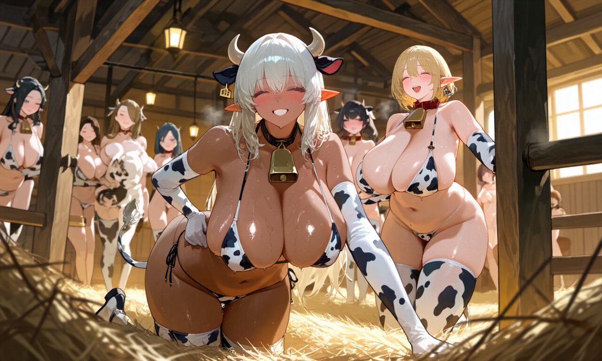 BOuroborosAI's tweet photo. The best milk comes from happy cow-girls!
#MooondayAI by @Kaelyneneko
#MooPrintMondayAI by @BOuroborosAI https://t.co/Nk9aBUQW1b