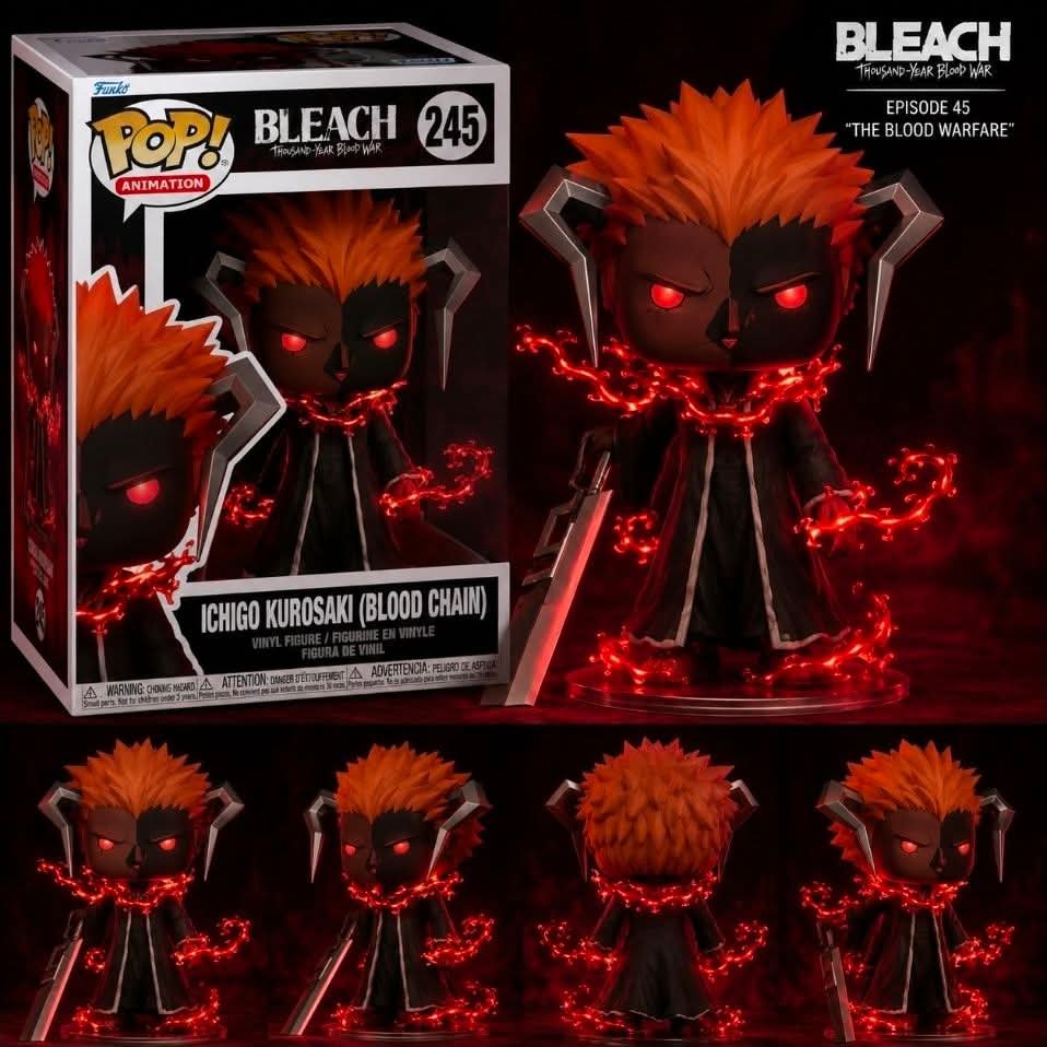 MugiS4n's tweet photo. Need funko to go this hard when they make a Blood Chains Ichigo pop 🤩🔥

#BLEACH #BLEACHTYBW https://t.co/dc57xej4ou