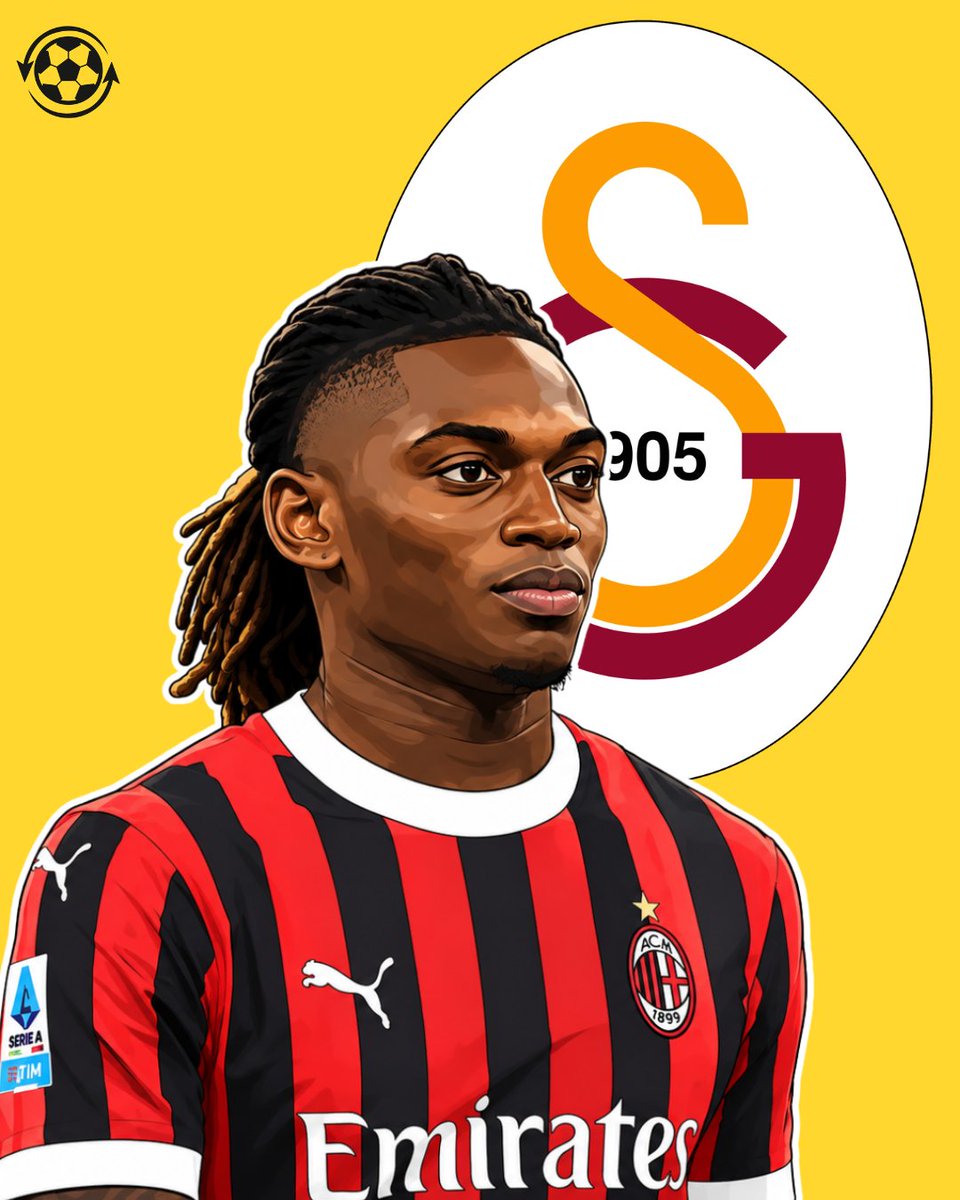 DeadlineDayLive's tweet photo. 🚨 Rafael Leao has informed AC Milan that Galatasaray would be his only choice if he were to leave the club.

Milan have turned down two bids for the winger in recent hours.

Leao is prepared to see out his Milan contract unless a move to Galatasaray becomes possible.

(Source: @sachatavolieri)