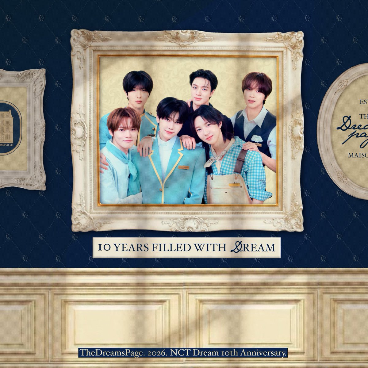 TheDreamsPage's tweet photo. ㅤ
🛎️Ding! The bell rings, marking the opening of 𝗗𝗿𝗲𝗮𝗺 𝗠𝗮𝗶𝘀𝗼𝗻 as we welcome you to celebrate NCT DREAM’s 10th Anniversary. Bring your luggage inside, receive a warm welcome, and leave your mark in this luxurious haven.
ㅤ https://t.co/5wICn5REbQ