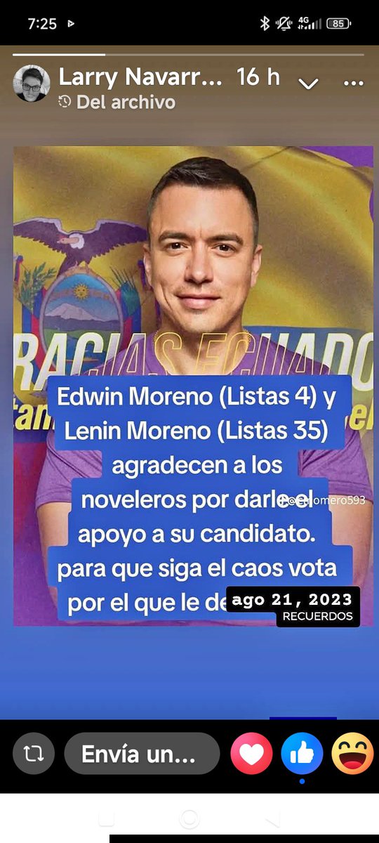 WintherMoreira's tweet photo. @DavidjoseMor @yeyefloresb En serio y cuál es el que hace nOboa?,  seguro que por  estos nadie votara  🫟🫏🤮🖕🐀😵‍💫#Ni1SoloVotoAdn https://t.co/lrFsjkbAJj