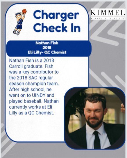 ChargersHoops's tweet photo. Charger Check In: Nathan Fish ‘18 https://t.co/YM3T6ElDAQ