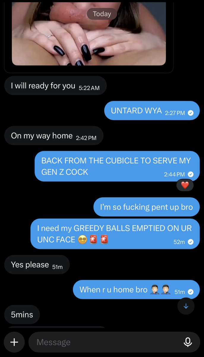 ManScamX's tweet photo. Just drained this dumb UNCTARD😵‍💫 sitting there in his lil cubicle wageslaving to his 9-5 just to end up DELETING HIS HOURS TO an unemployed hung teen 🤦🏻‍♂️📉📉🚨. Real men build THEIR LIVES.. This one funds mine 💣

#manscam #wankchat #wankbattle #findom #alpha #cashmaster #intox #catfish #manscammer