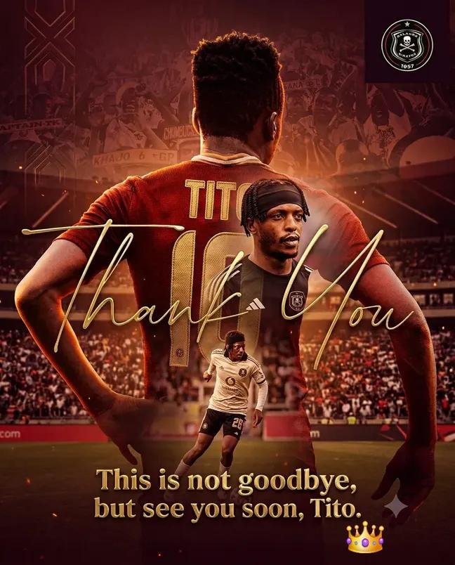 Lakhandu's tweet photo. Orlando Pirates have confirmed Tito Maswanganyi's move to Bahrain.. Thoughts? https://t.co/OYkyYwLrkh