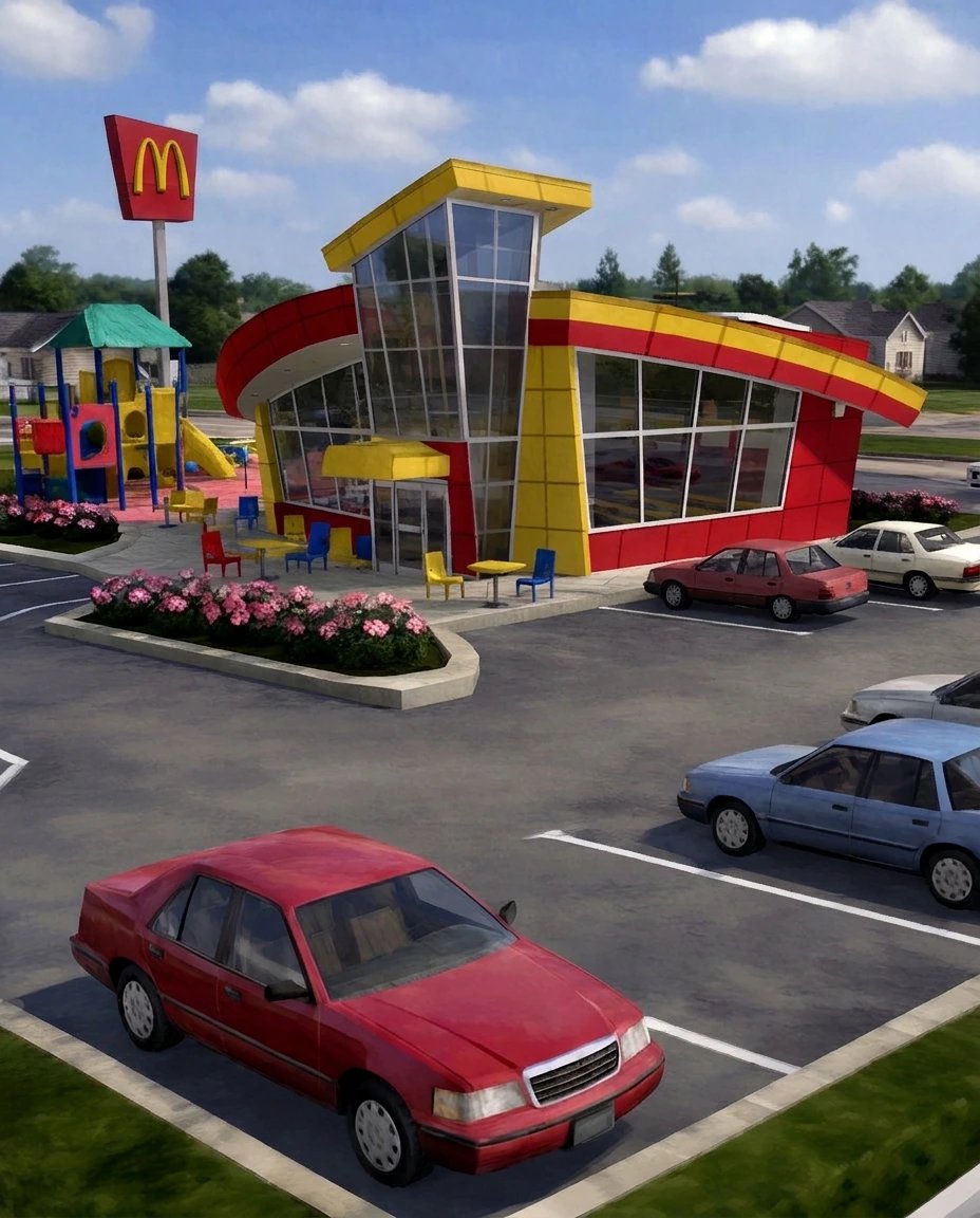 lostnlatency's tweet photo. fast food restaurants before they all started looking like banks https://t.co/aFGXDN0LEJ