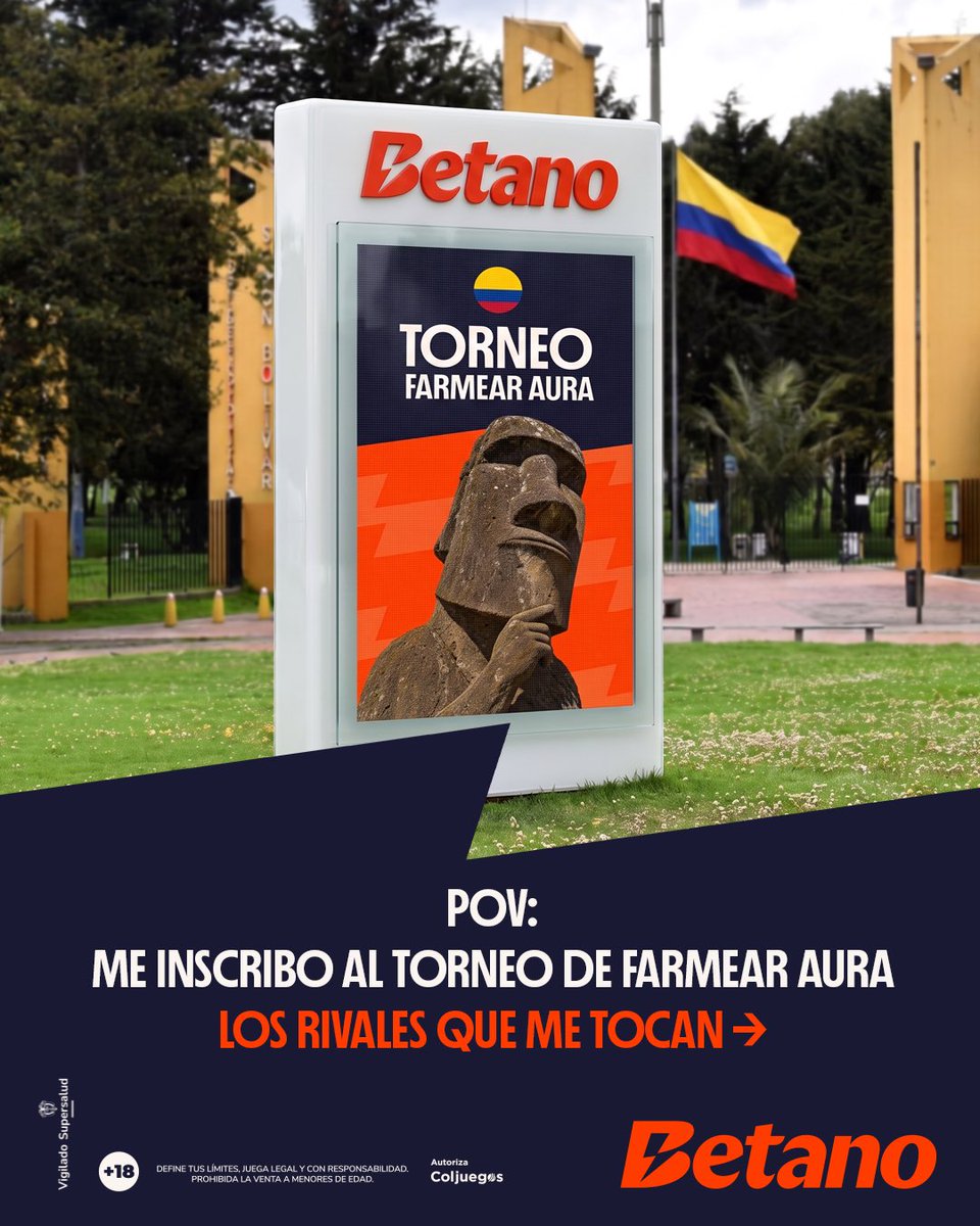 betano_colombia's tweet photo. Mis rivales: 💀🤯
No hay cómo ganarle a los top de casino farmeando aura. ✨
#Aura #Farmear #Casino #ConfiaBetano https://t.co/qbnGfWEGOD