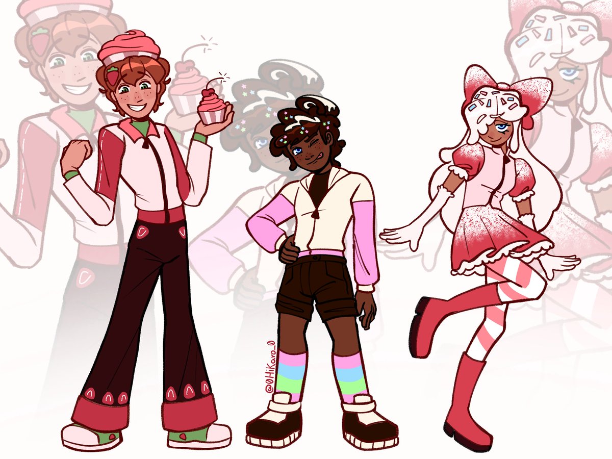 0Hikaro_0's tweet photo. Healer trio + Sugar Rush !
#dandysworld #SugarRush #WreckItRalph #SproutSeedly #CosmoThePastry #GingerTheCookie https://t.co/hdQvJWrRA6