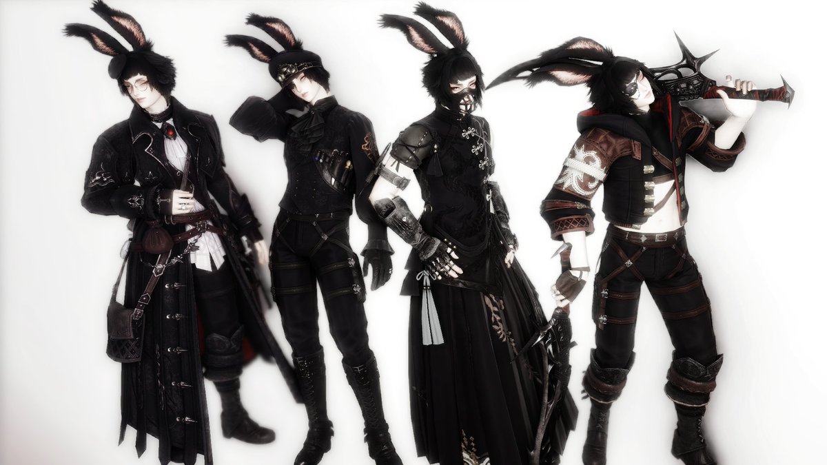 hiriffxiv's tweet photo. some vanilla glams :V https://t.co/J0UorUn6n4