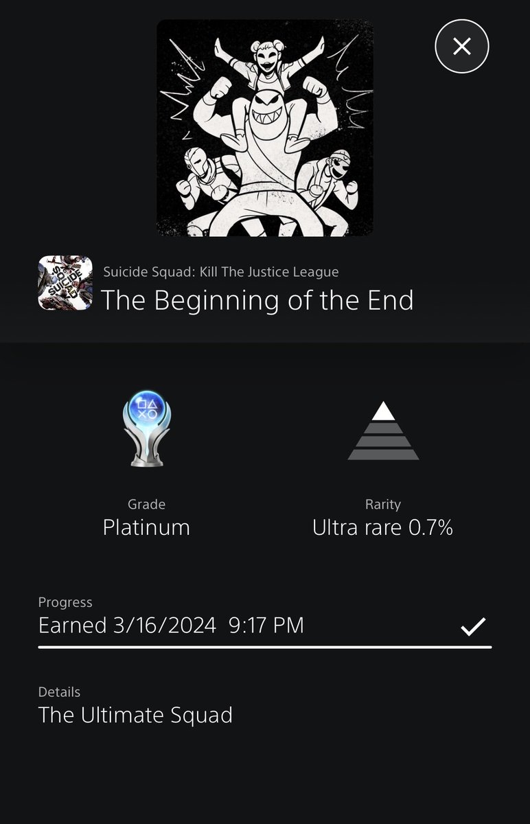 ChaosJay2's tweet photo. The four platinums I’ve had the most trouble with getting, or found the hardest out of the ones I’ve gotten.

Yakuza: Just a super long grind (final tower is difficult at times)
Suicide Squad: Just super repetitive and annoying
Other two: Just plain terrible game-modes involved. https://t.co/b4OQlZc3Bt
