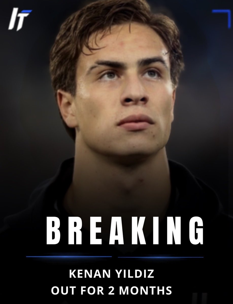 InjuryTimee's tweet photo. 🚨 BREAKING: Kenan Yıldız 🇹🇷 has suffered a fracture in his foot and could be sidelined for around 2-3 MONTHS. ❌

A major blow for Juventus. 

[@tuttosport] https://t.co/tsO73M2OXQ