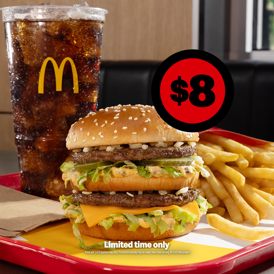 McDonalds's tweet photo. just when i thought the Big Mac couldn’t get any better.