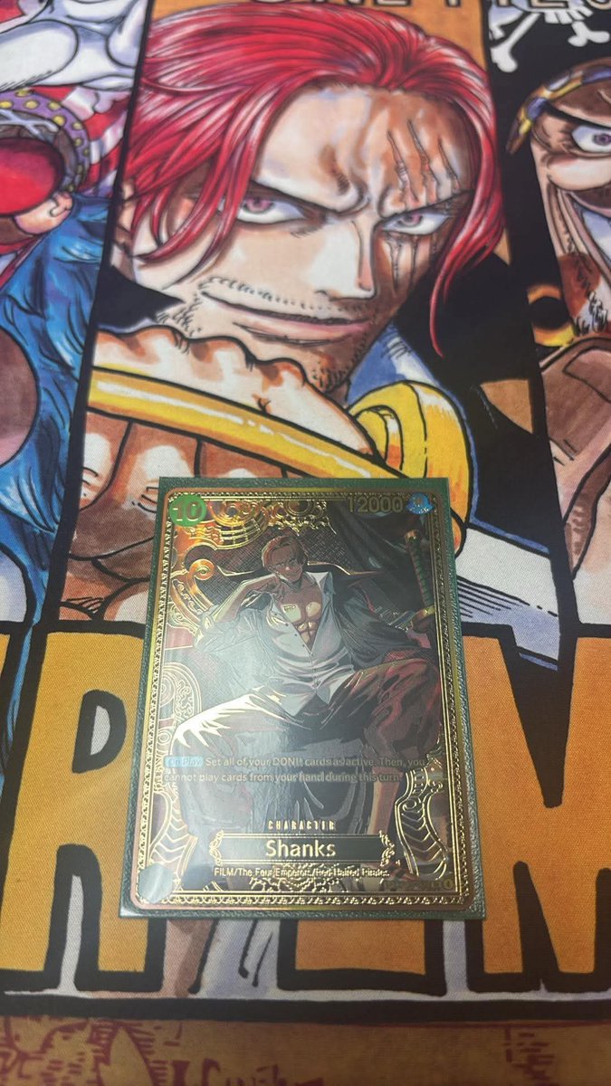 bryanDpop's tweet photo. Pulled back 2 back Yonko SPs in my first two pre-releases on Saturday🔥🤲🏽
Lowkey manifested it by busting out the four emperors playmat &amp; saying it’ll bring me a emperor SP 🍀🔥🍀🔥🍀🔥
#TheOnePieceIsREAL 🏴‍☠️🐐 #YonkoSP #FourEmperors #OPTCG #OP17 https://t.co/DO9UAgEq9j