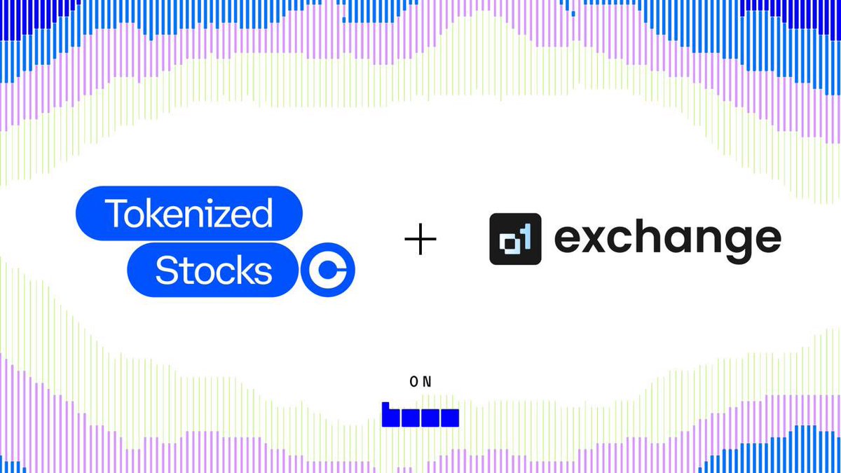 o1_exchange's tweet photo. Tokenized Stocks on @base are live across all @o1_exchange product lines (o1 Launchpad https://t.co/JjCgszizFi, Trading Terminal, DEX Aggregator, upcoming mobile social trading) https://t.co/cxCkvYfXkq