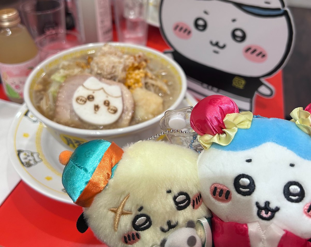 pepentomori's tweet photo. ちいかわ豚🍜 5年ぶりくらいに二郎たべた😭美味しかった😭🩵🩵 https://t.co/GfMHXgU5Nz