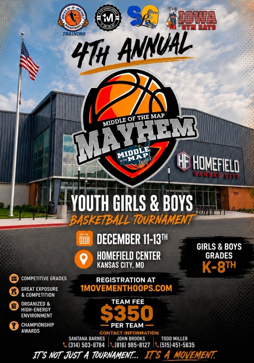 MidMapHoops's tweet photo. The past 3 years have been GREAT, but this year's MAYHEM is shaping up to be INSANE!! 

Register now at: https://t.co/KznfQsqFoc https://t.co/0xaJgAERGR