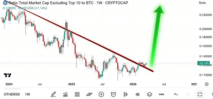 1000xgirl's tweet photo. Altcoins can easily 10x or 100x in the next few weeks 💥🚀 https://t.co/oEzFU2T3BH