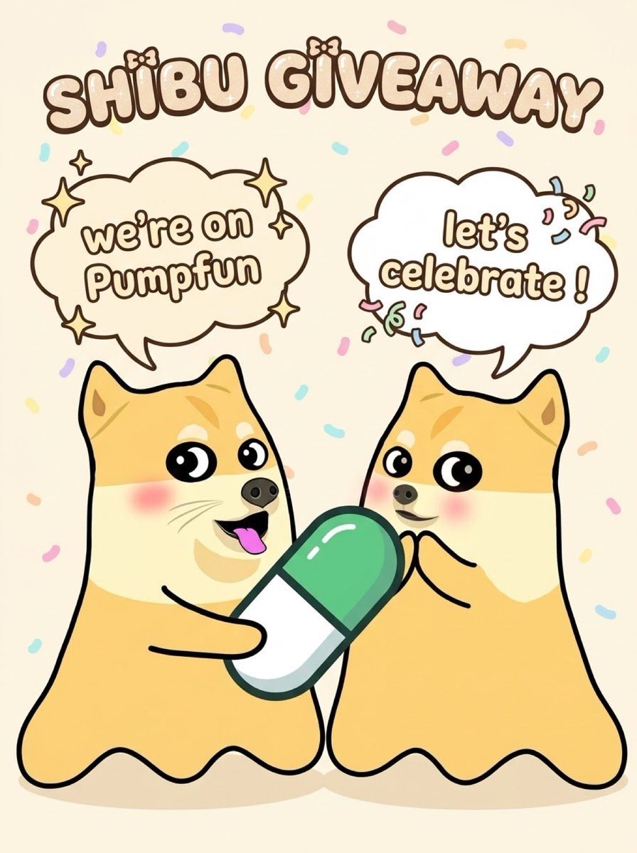 GoodShibu's tweet photo. Greetings Legend 👋 🐂 🀄️ 

Check out $SHIBU now also on Pumpfun. Created by Doge Artist @Fantoumi Loved and supported by Doge mother Kabosumama かぼすママ

Ca:
24vLFAZ3LyvHVm4VHhGTw1pLtsnijbzgTzGDQm2bpump

Try a small SHIBU bag and be automatically entered into the SHIBU Giveaway which starts today and ends this week. Fantoumi will select 10 random winners to receive 1 million SHIBU tokens each, but must be a holder 😉🙌