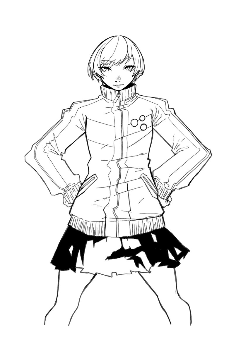 edorahen's tweet photo. Chie Satonaka wip https://t.co/iMNxyRhRV8