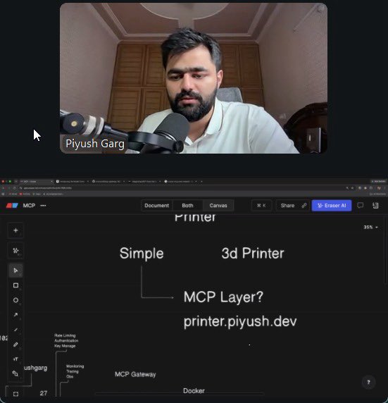 Akash_Code's tweet photo. Today we explored MCP (Model Context Protocol) and how AI agents interact with external tools. 🚀

Configured an MCP server locally using stdio and also connected one over the network.

A great session to understand how agents can actually use tools.

@ChaiCodeHQ @piyushgarg_dev https://t.co/1r3CIjeLg1