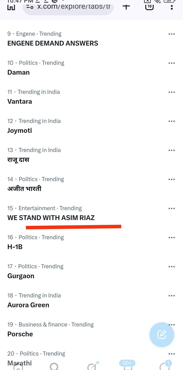IamAsimRiaz1's tweet photo. Fans Rally Behind #AsimRiaz trending " WE STAND WITH ASIM RIAZ " in India #15 🔥 https://t.co/gQyilUAVC4