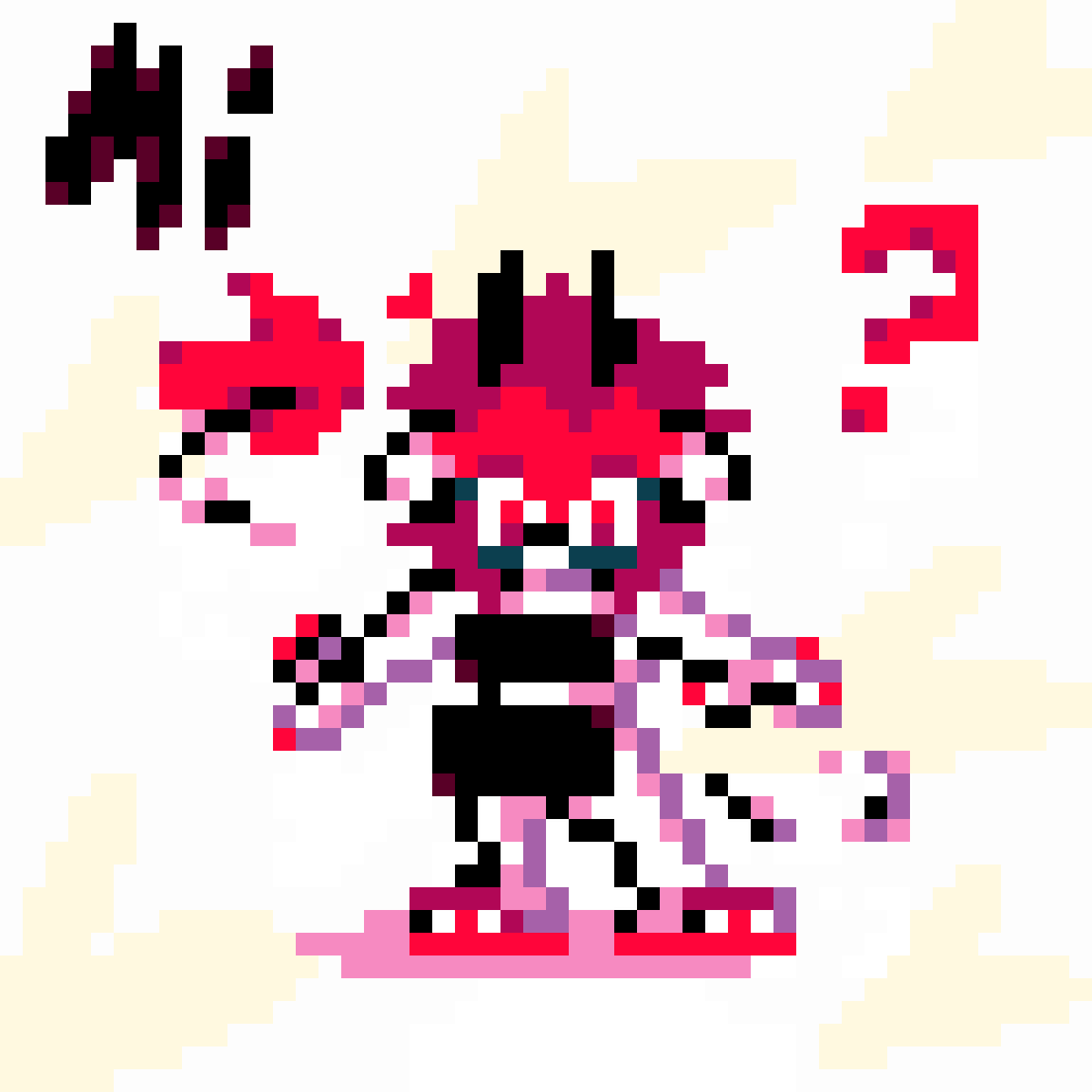ItsMeli_u's tweet photo. @AZRIEL__ART  asked me to show up on his stream wearing nothing but flip-flops, so... here I am.

#pixelart #furry https://t.co/rFZa5Gd1OZ