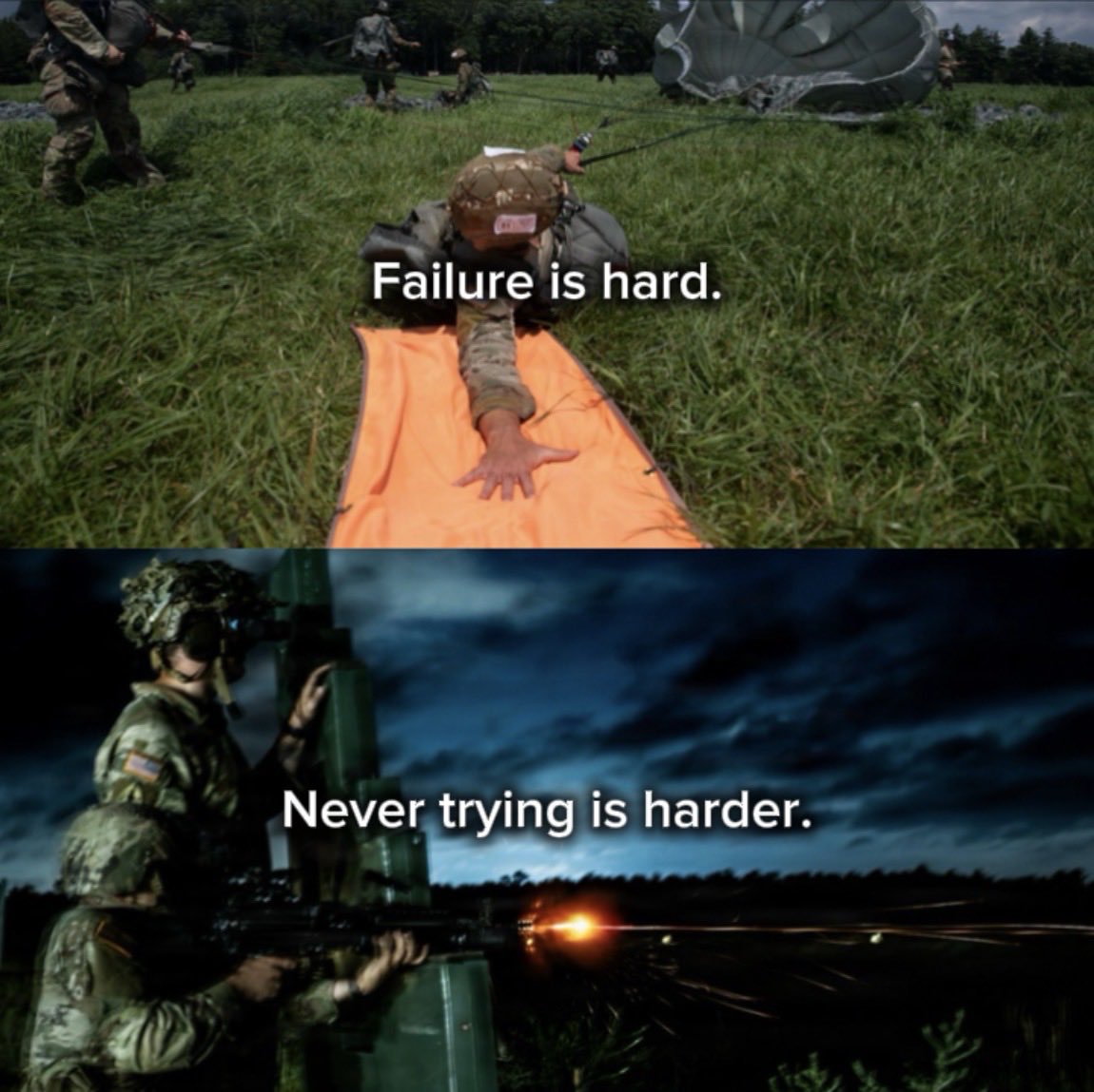 CaArmyGuard's tweet photo. Every path has a cost. Discipline hurts. Failure hurts. Starting over hurts.But regret lasts longer. Choose the path that moves you forward. https://t.co/ffI2DOMPYM