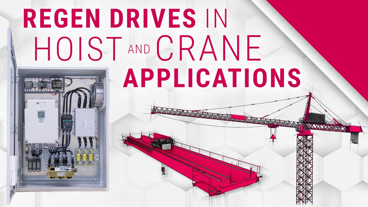 KebAmerica's tweet photo. Learn how regenerative drives can put that energy back to work while reducing heat generation and improving energy efficiency. https://t.co/r00Q0wf2Dk

#KEB_America #hoists #cranes #vfd #energyefficient #costreduction #rethinkREGEN https://t.co/svy26yflZ2