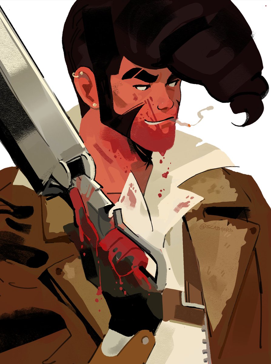 scabherd's tweet photo. i cant stop drawing shiv hes on my mind all the time
#deadlock #deadlockfanart https://t.co/CFN5gvedIg