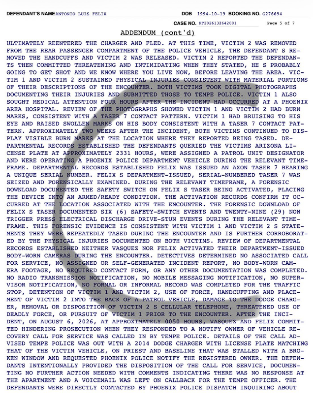 KekAnders's tweet photo. @BroomheadShow @PhoenixPolice @KTAR923 Jughead's description of the unconstitutional assault on Phx. citizens by the Phx. PD is what you'd expect from an illiterate redneck. Allow us, antifa-a world famous terrorist org.-to provide the actual charging doc's related to the incident. Btw, fuck the police. https://t.co/HqfimldHSQ