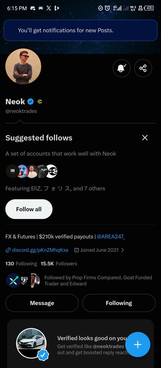 UsdJpy_lover's tweet photo. @neoktrades Done ✅ https://t.co/WezkG3lhsX