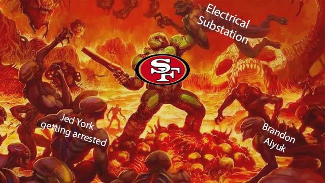NinerShowYo's tweet photo. Being a 49ers fan isn’t for the weak. #JedYork https://t.co/eYfcipiogc