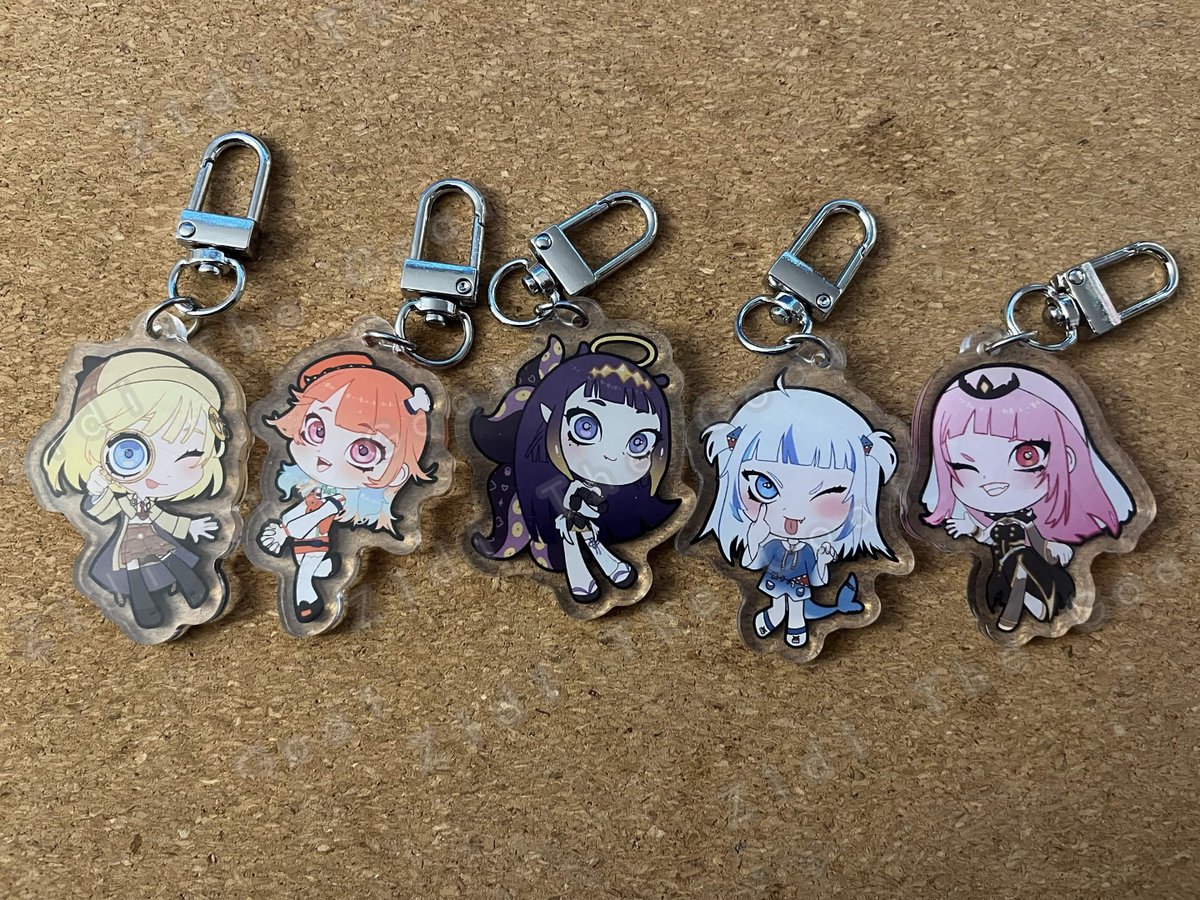 ZidiTheGoat's tweet photo. Hi everyone ! 🐐

I'm happy to finally show you the keychains I have been working on lately. I want to start making merch, this is why I'm doing an interest check to know what you would love to see. 

https://t.co/OiQtSmvR9a

Here are samples of my keychains.

#hololiveEnglish https://t.co/9ORKHWE7Hx