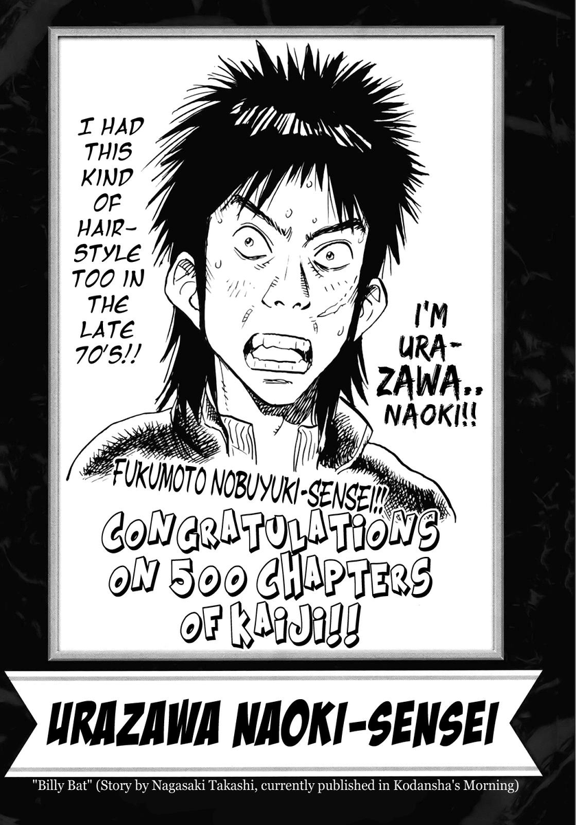 utenaenjoyer's tweet photo. Kaiji desenhado por outros mangakás https://t.co/pEykQdZaRm