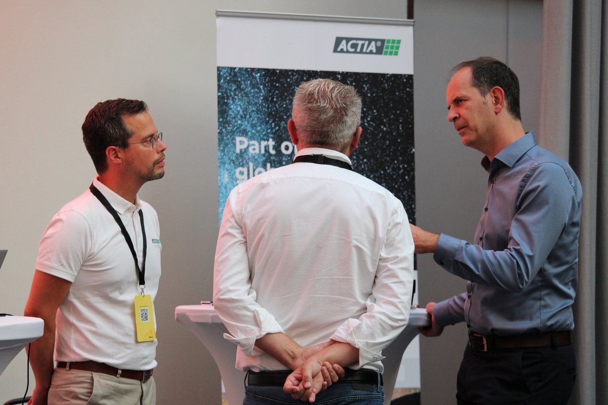 ARES_Conference's tweet photo. 🤝 Connecting research, industry &amp; people at #ARES2026!

The Industry Fair brought participants and cybersecurity companies together to explore real-world solutions, exchange perspectives &amp; connect research with practice.

The conversations continued at the evening Reception. 🥂 https://t.co/BQGi4MFfUp