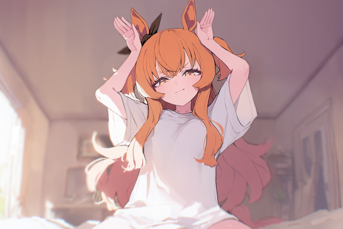 ChoRuri's tweet photo. もー！トレーナーちゃんがやれって言うから～！
……はい、うまぴょいっ！

#ウマ娘 #umamusume https://t.co/DQgSxeBdtj