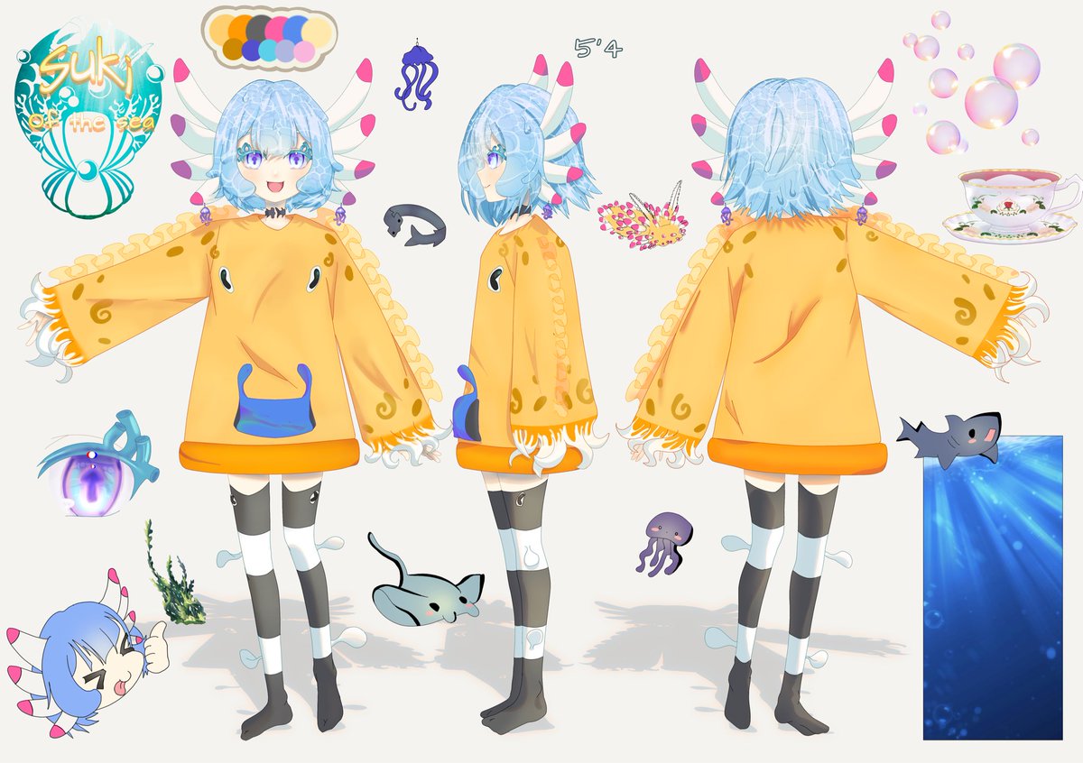 DAISUKILOVESYOU's tweet photo. Artist is @/usagi1923 and rigger is @/AlyceKnidd 
Profile picture artist is @/usagi1923 
Artwork 1, emotes, and refsheet is by vapirbite on TikTok https://t.co/TEO85iB0BN
