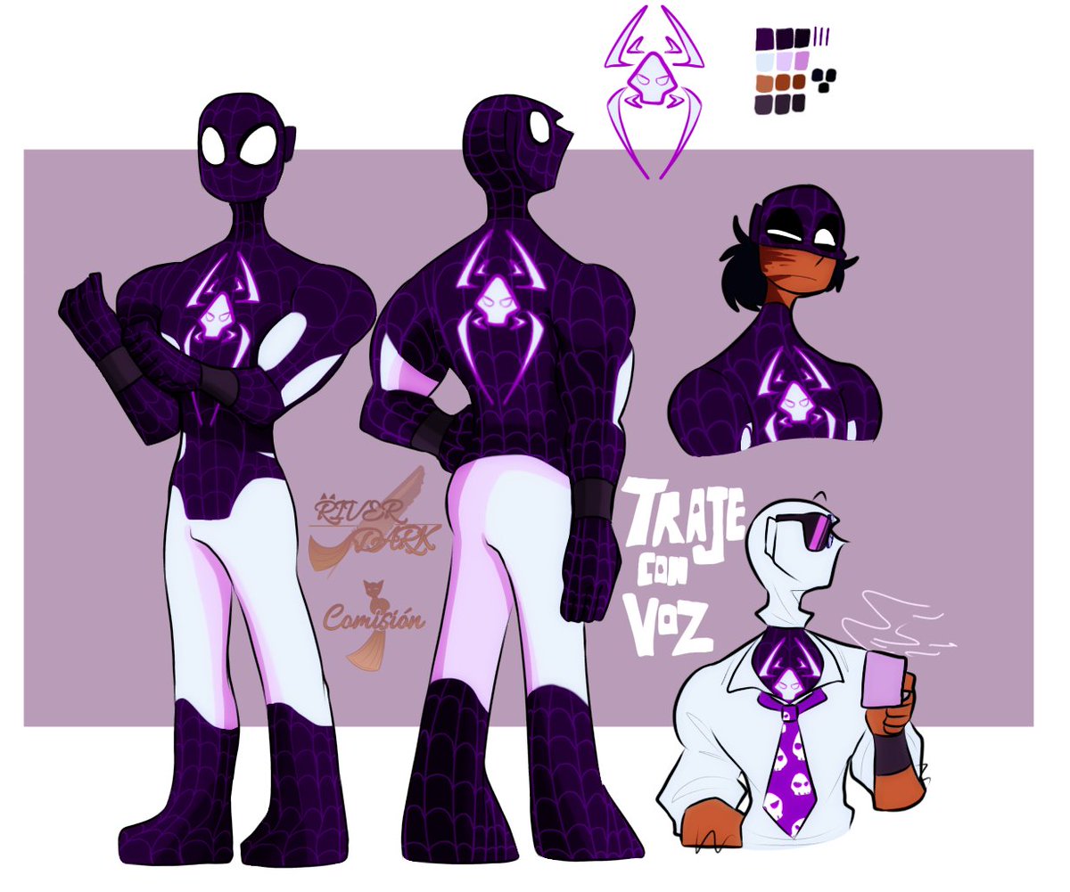 River_Dark21's tweet photo. #TrajeArt // @TrajeCon 🕷👔🟣

Comisión que me pidió mi compa @BlueKillin_ , una spidersona del Traje jiji 
A lo mejor en unas semanas abro comis, esta fue una improvisada pq en mi vida he hecho una 🐜💕 https://t.co/HIyBuZLaZf