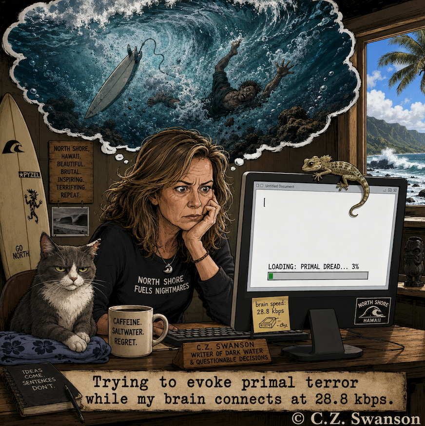 uthorcdswanson's tweet photo. Monday. The terror is vivid. The sentence is buffering. #amwriting #WritingCommunity #CZUnsupervised https://t.co/RXayqohhWW