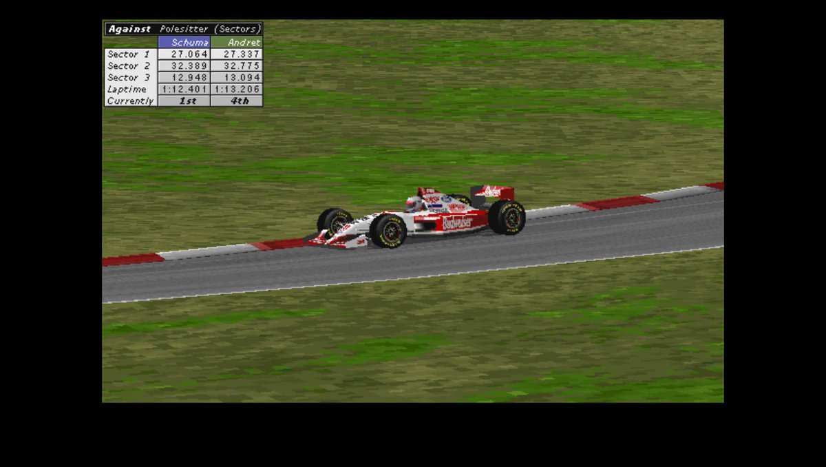 Gp2Joey's tweet photo. 25/4/1996
#F1 Rd 4/16 #EuropeanGP
FRI QUALIFYING
1:40pm

Michael #Andretti impresses as he moves into 4th place but can the American go any faster on his second flying lap?
#RetroF1 #Retrogaming #Formula1 #GrandPrix https://t.co/38Ty1Pwxxc