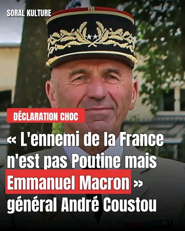 johnny_pie6556's tweet photo. Pause..🇺🇸🇨🇳🇷🇺🔥/L'Ennemi de la France n'est Pas Poutine..C'est Macron.. Général Kay Macron ankò.. Probleme https://t.co/ZkFGPO7r4y