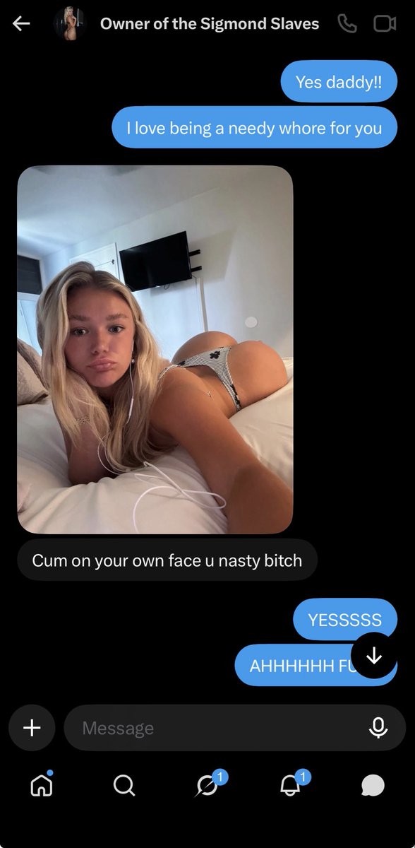 Battler2209's tweet photo. Daddy @wankbattle03 made me submit in seconds. I’m their bitch now. I’m such a whore. https://t.co/QE1pElNJXv