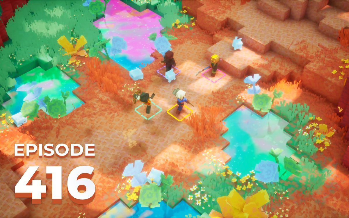 JoelDuggan's tweet photo. The Spawn Chunks Ep. 416!
https://t.co/NIhUsgxz1t

@JoelDuggan, and @Pixlriffs review changes to #Minecraft Realms, break down the new gameplay trailer for #MinecraftDungeonsII, and discuss The Twisted Warden, redstone golems and more from listener email. #Podcast https://t.co/NSt1fk7Bnm