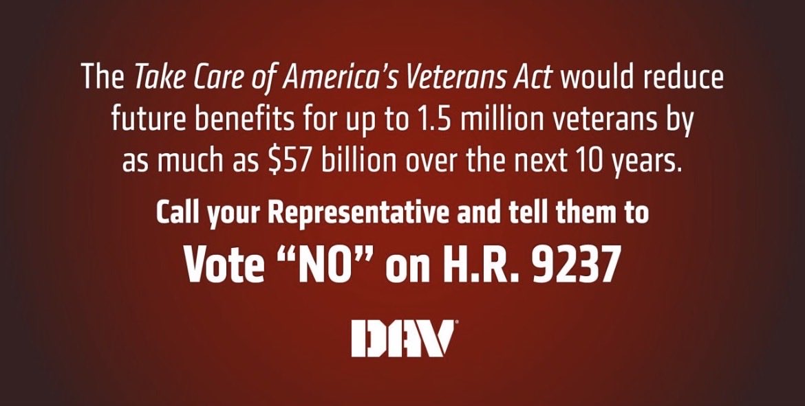 georgeftzgrld's tweet photo. @ConcernedVets Money grab from disabled vets disguised as vet friendly, if we can pay for the war, we can cover the warriors. Get rid of the PAYFOR. https://t.co/RWNHgHULQ7