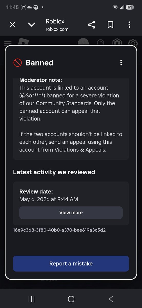 MAKES_GAMES0's tweet photo. U can get permanently banned due to a ai glitch and Roblox will do nothing about it Roblox banned my id ANNY89088 due to a ai glitch and they reject all my appeal by their ai @Roblox @Roblox_RTC @FTC @FIMUSFIM @tiffikan i need all ur help to get unbaned to thoose innocent people https://t.co/VAWUo8mvSe