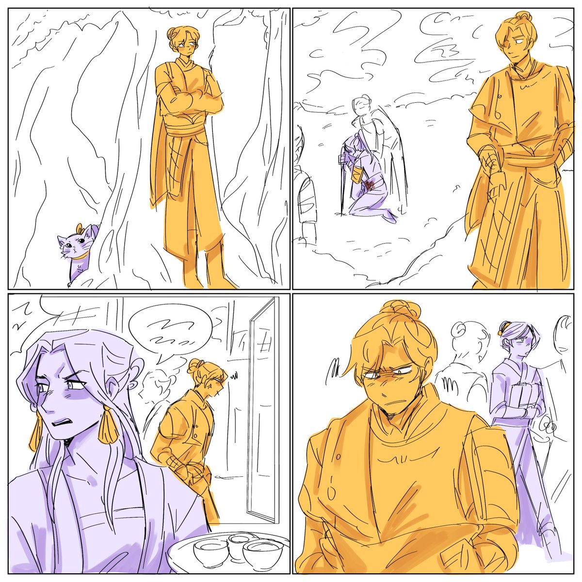 mothzan's tweet photo. Slipped by 

#fengqing reincarnated mu qing au again https://t.co/srCSfqdMFb