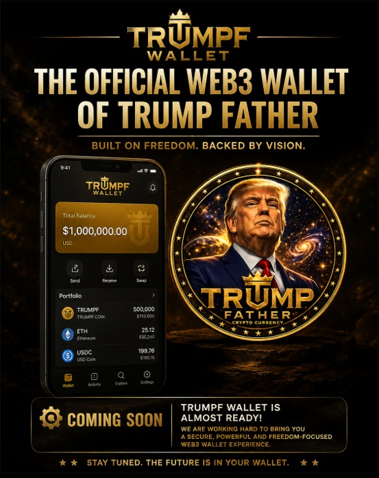 TrumpfatherOff's tweet photo. We are continuing development work on TRUMPF Wallet, which will be a key part of the Trump Father ecosystem. #trumpf #officialtrumpfather #crypto #wallet #altcoins https://t.co/oipzRZiW3O