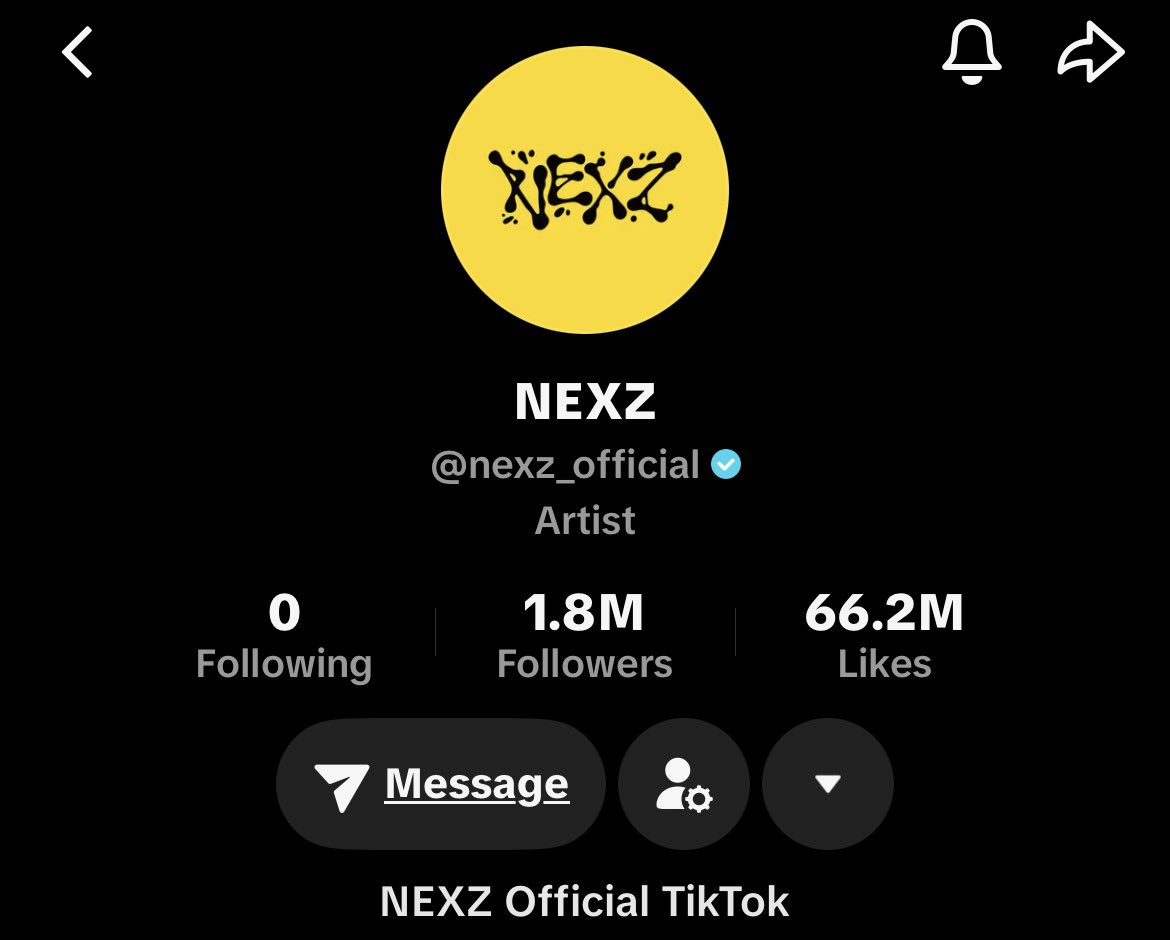 nexzology's tweet photo. nexz reached 1.8M followers on tik tok😭 https://t.co/qPjgtRX2TH